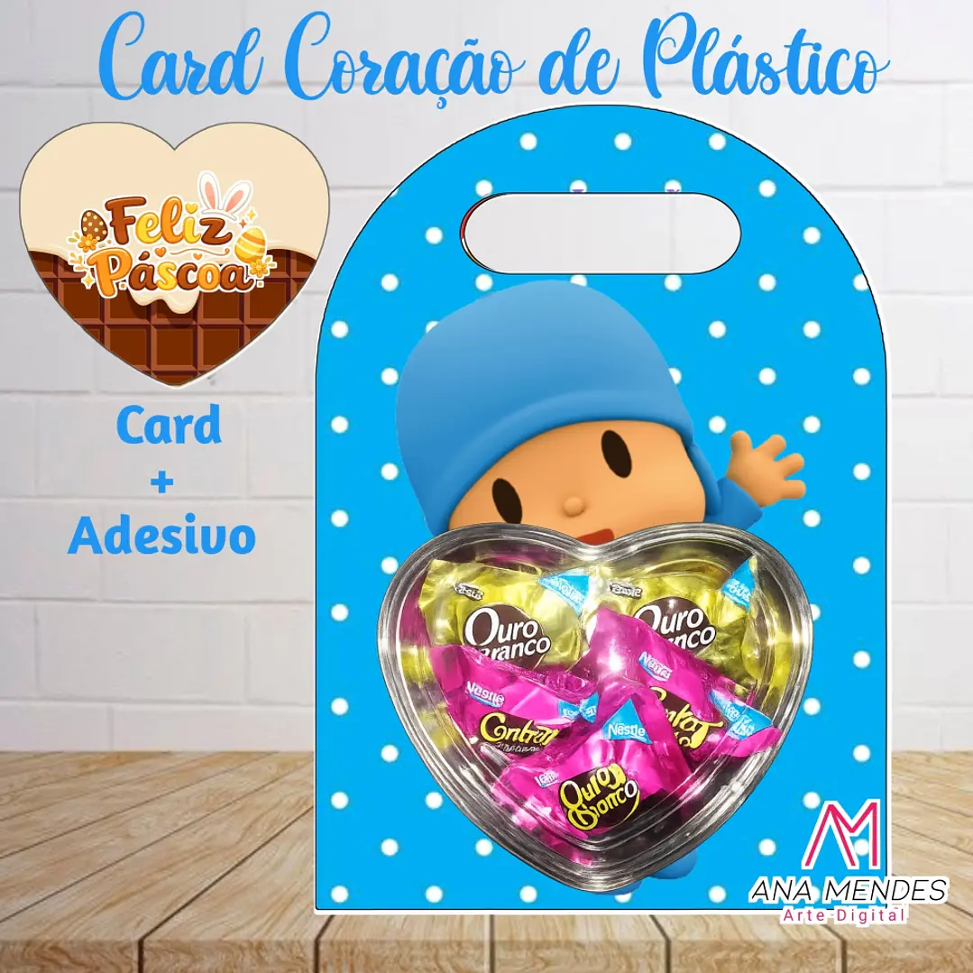 Arquivo Páscoa Card Blistter Coração Gigante 14 Temas 16