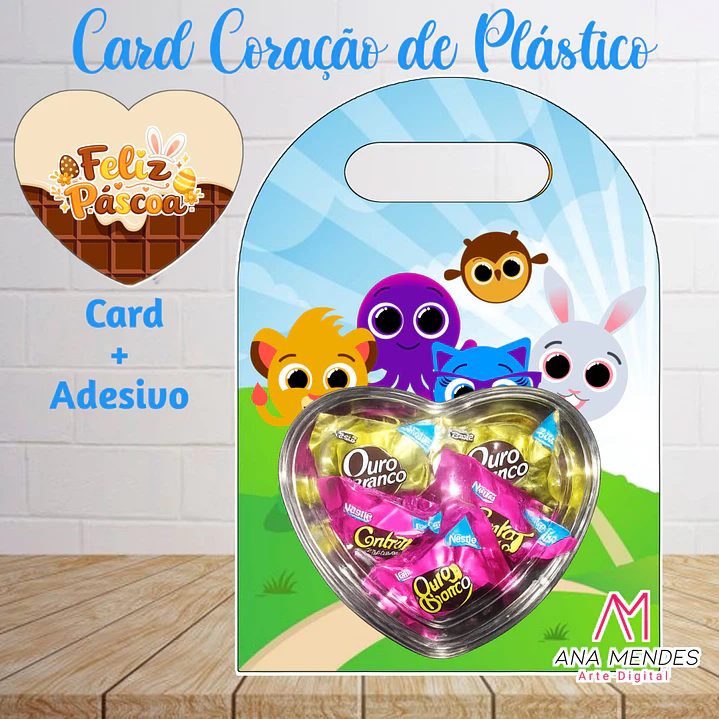 Arquivo Páscoa Card Blistter Coração Gigante 14 Temas 22