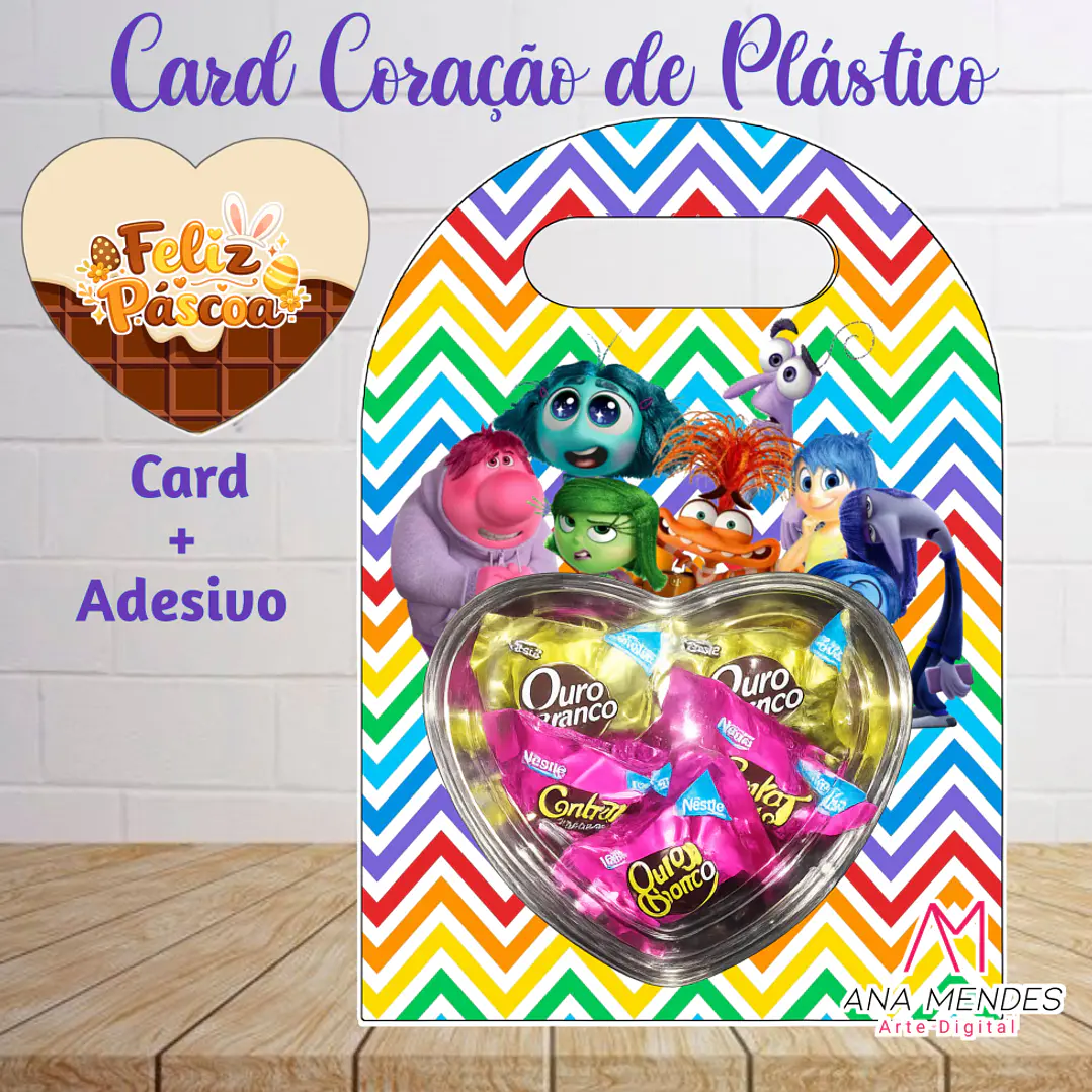 Arquivo Páscoa Card Blistter Coração Gigante 14 Temas 25