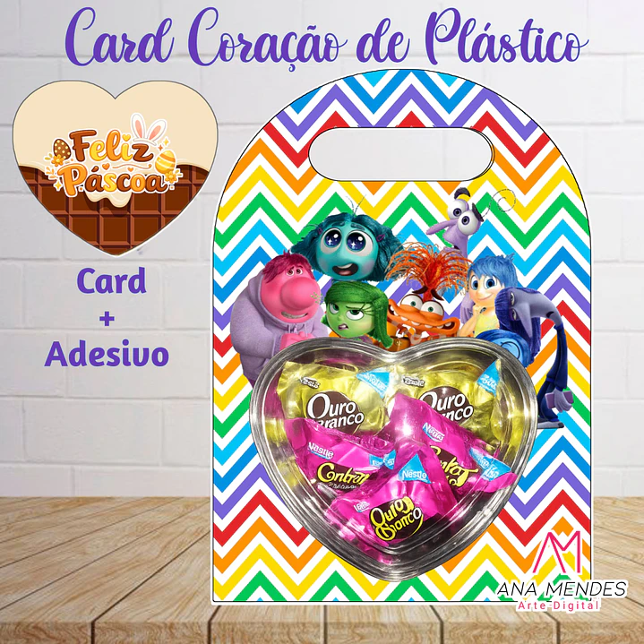 Arquivo Páscoa Card Blistter Coração Gigante 14 Temas 25