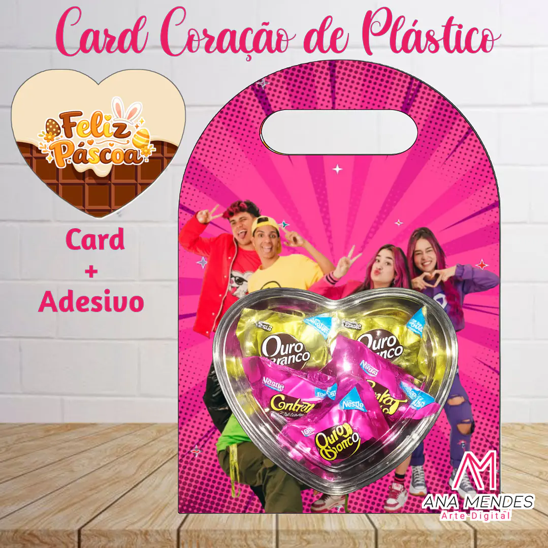 Arquivo Páscoa Card Blistter Coração Gigante 14 Temas 27