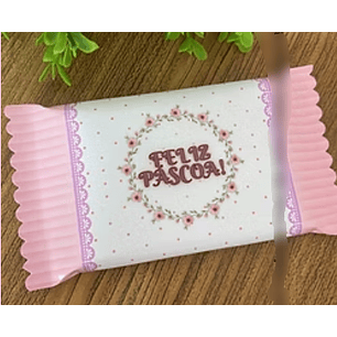 Arquivo Páscoa Adesivo Kit Kat Rosa e Azul 