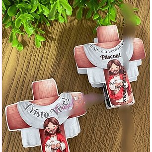 Arquivo Páscoa Cristã Card Cruz Cristo Vive 