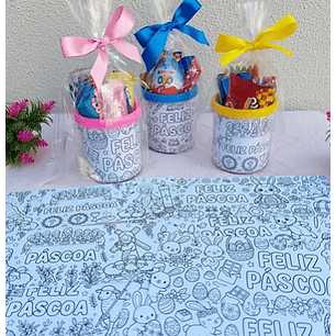 Arquivo Páscoa Colorir para Caneca de Rosca 