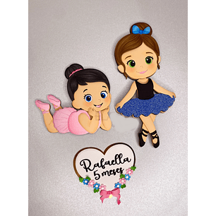 Arquivo Topo de Bolo Bailarinas