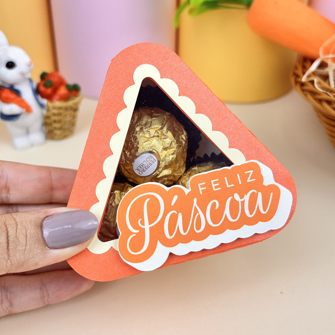 Arquivo Páscoa Caixa Triangular 3 Doces 1