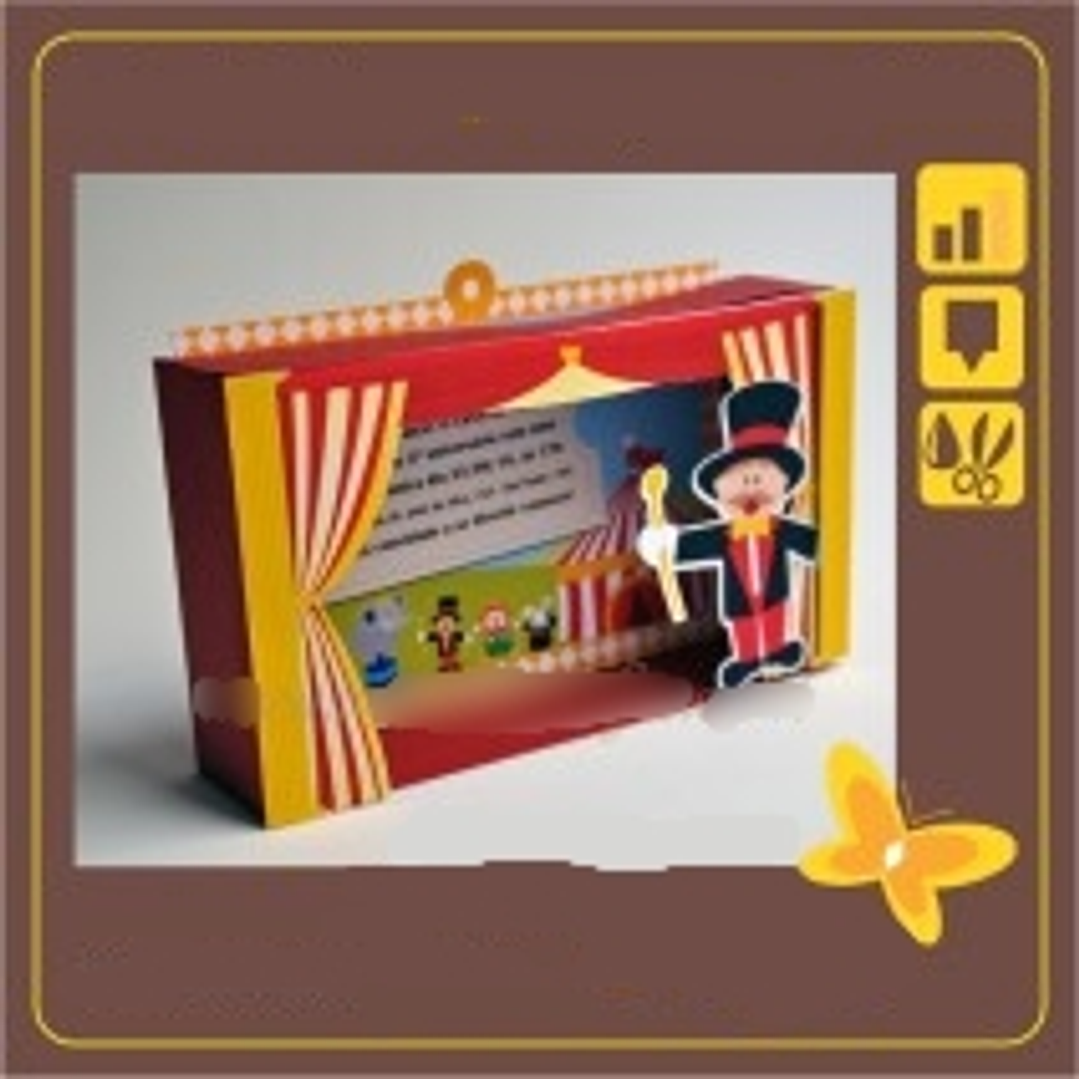 Arquivo de Corte Convite Picadeiro + Ticket 1