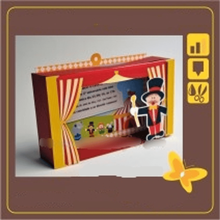 Arquivo de Corte Convite Picadeiro + Ticket 1