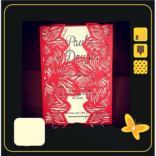 Arquivo de Corte Evelope Floral 