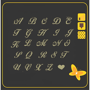 Arquivo de Corte Alfabeto Recorte 