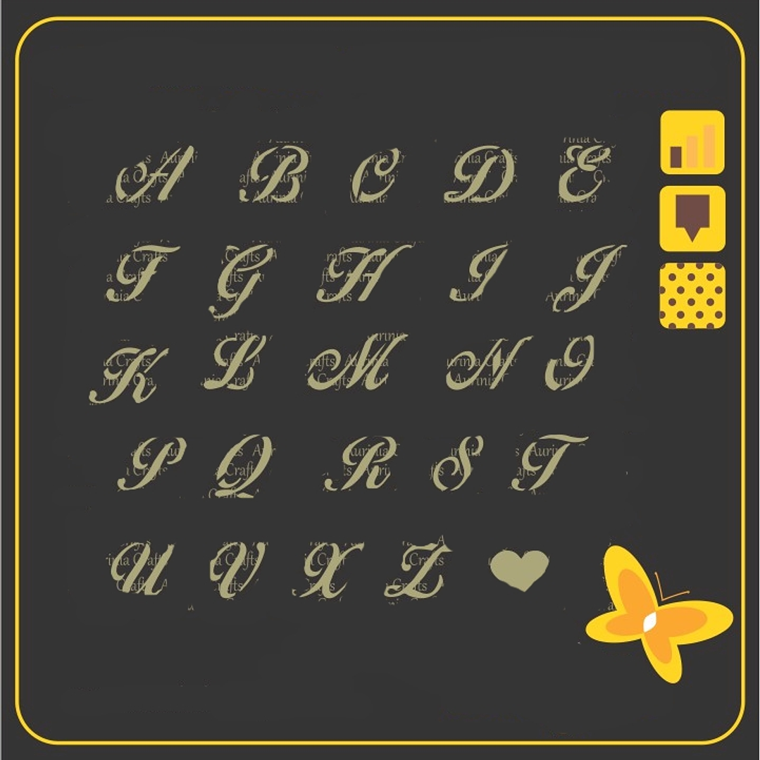 Arquivo de Corte Alfabeto Recorte  1