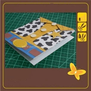 Arquivo de Corte Cartão Cowboy 