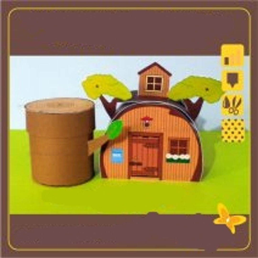 Arquivo de Corte Caixa Casinha na Arvore 1