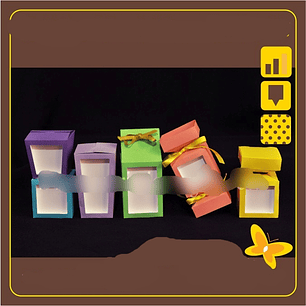 Arquivo de Corte Caixinhas Visor 