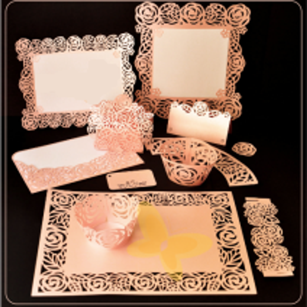 Arquivo de Corte Modelos Floral Casamento  1