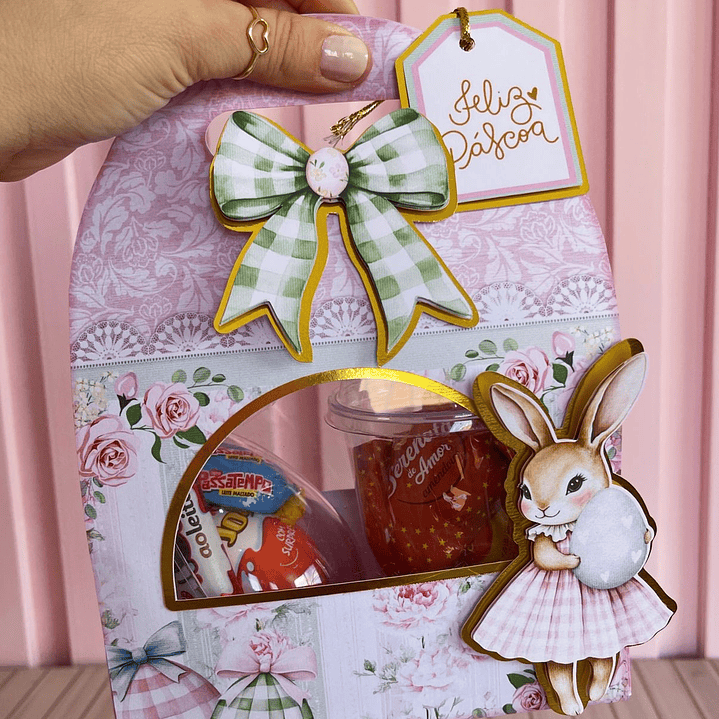 Arquivo Coleção Páscoa Rosa Coelhinho e Cristão 8