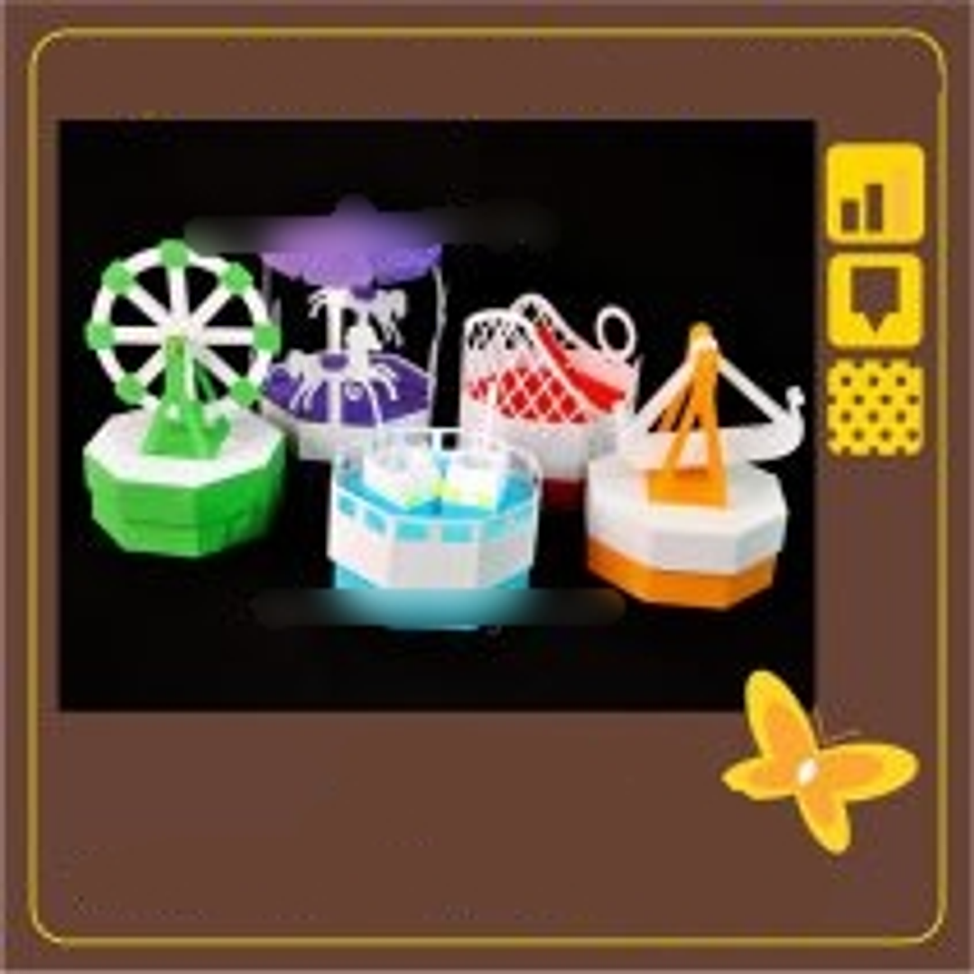 Arquivo de Corte Parque de Diversão Caixinhas  1