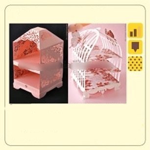 Arquivo de Corte Gaiola Caixinha Floral 