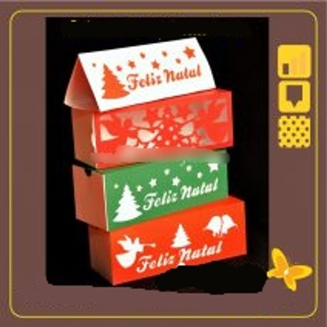 Arquivo de Corte Caixinhas de Natal  1