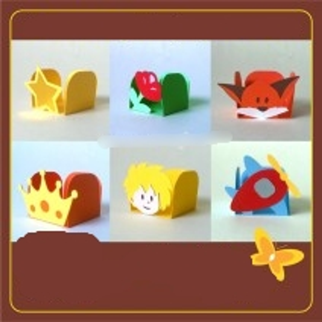 Arquivo de Corte Caixinhas para Docinhos Pequeno Principe 1