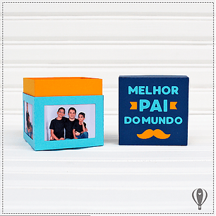 Arquivo de Corte Caixa Foto Pai