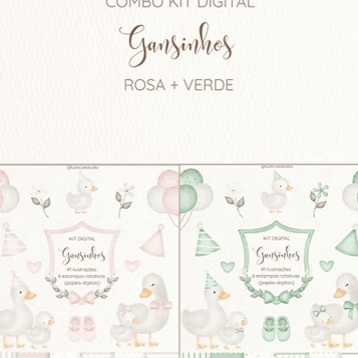 Kit Digital Gansinhos  1