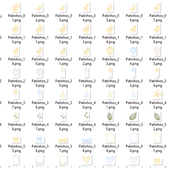 Kit Digital Patinhos  3