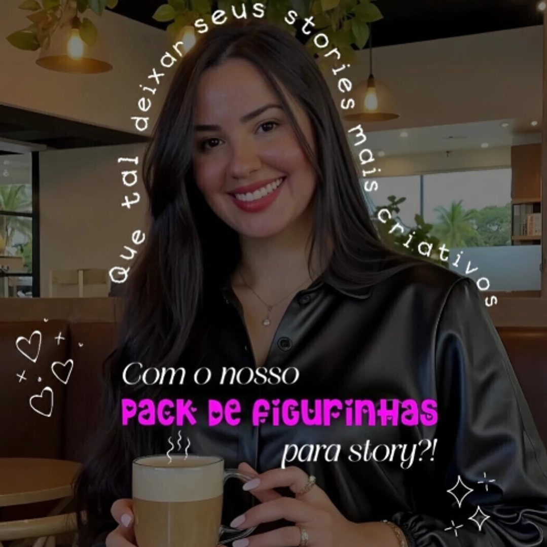 Kit Digital Páscoa Pack de Figurinhas para Story  1