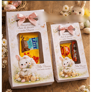 Arquivo Páscoa Moldes para Sacolinhas  (Coelho) - G e P