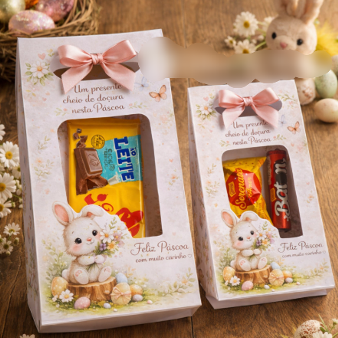 Arquivo Páscoa Moldes para Sacolinhas  (Coelho) - G e P 1