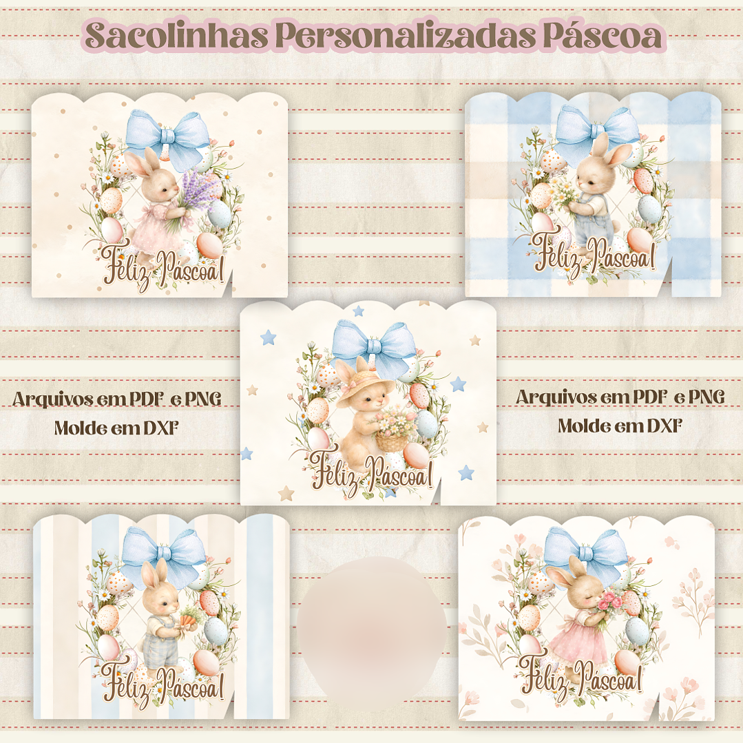 Arquivo Páscoa Sacolinhas Personalizadas  2