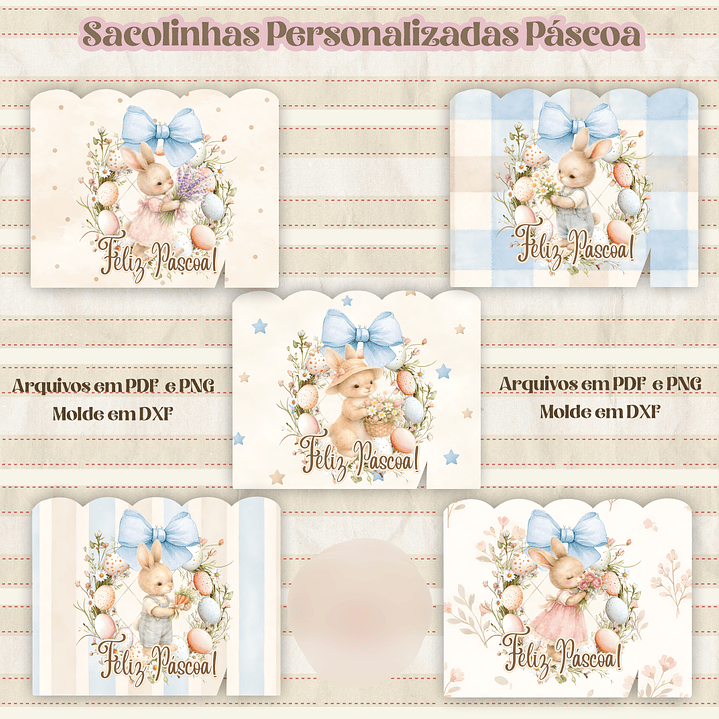 Arquivo Páscoa Sacolinhas Personalizadas  2