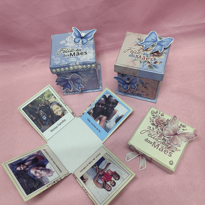 Arquivo Caixinha Cartonada Coleção Amor de Mãe 2