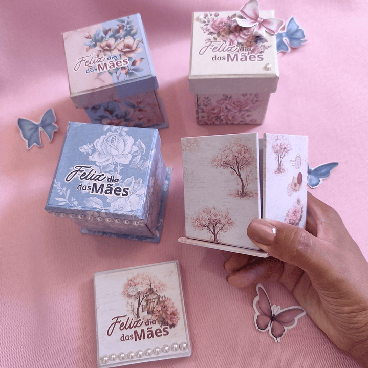 Arquivo Caixinha Cartonada Coleção Amor de Mãe 10
