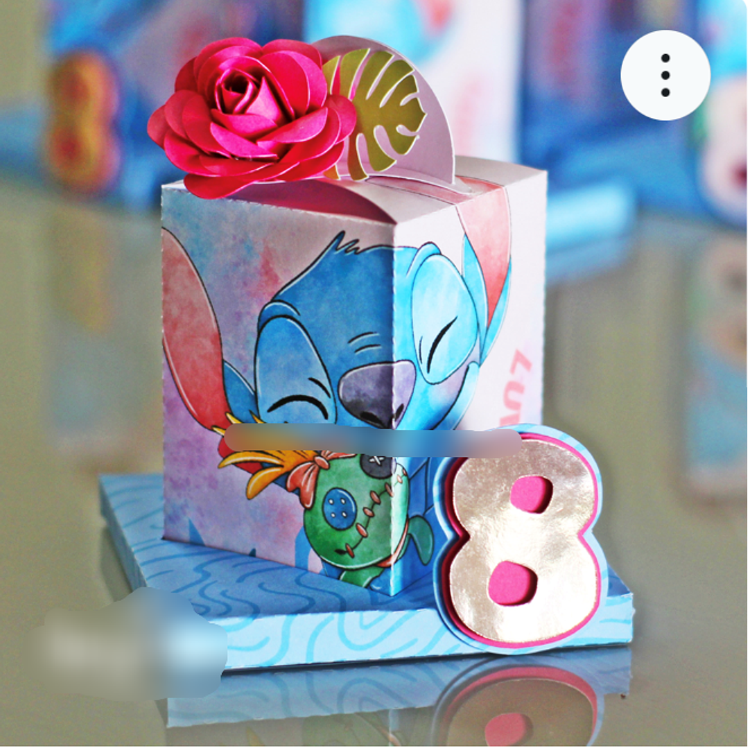 Arquivo de Corte Caixa Cubo Alça 1