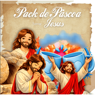 Arquivo Páscoa Cristã Pack Canecas 