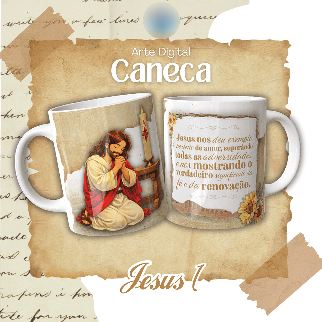 Arquivo Páscoa Cristã Pack Canecas  2