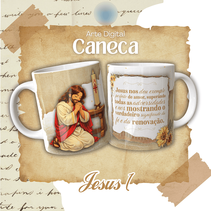 Arquivo Páscoa Cristã Pack Canecas  2