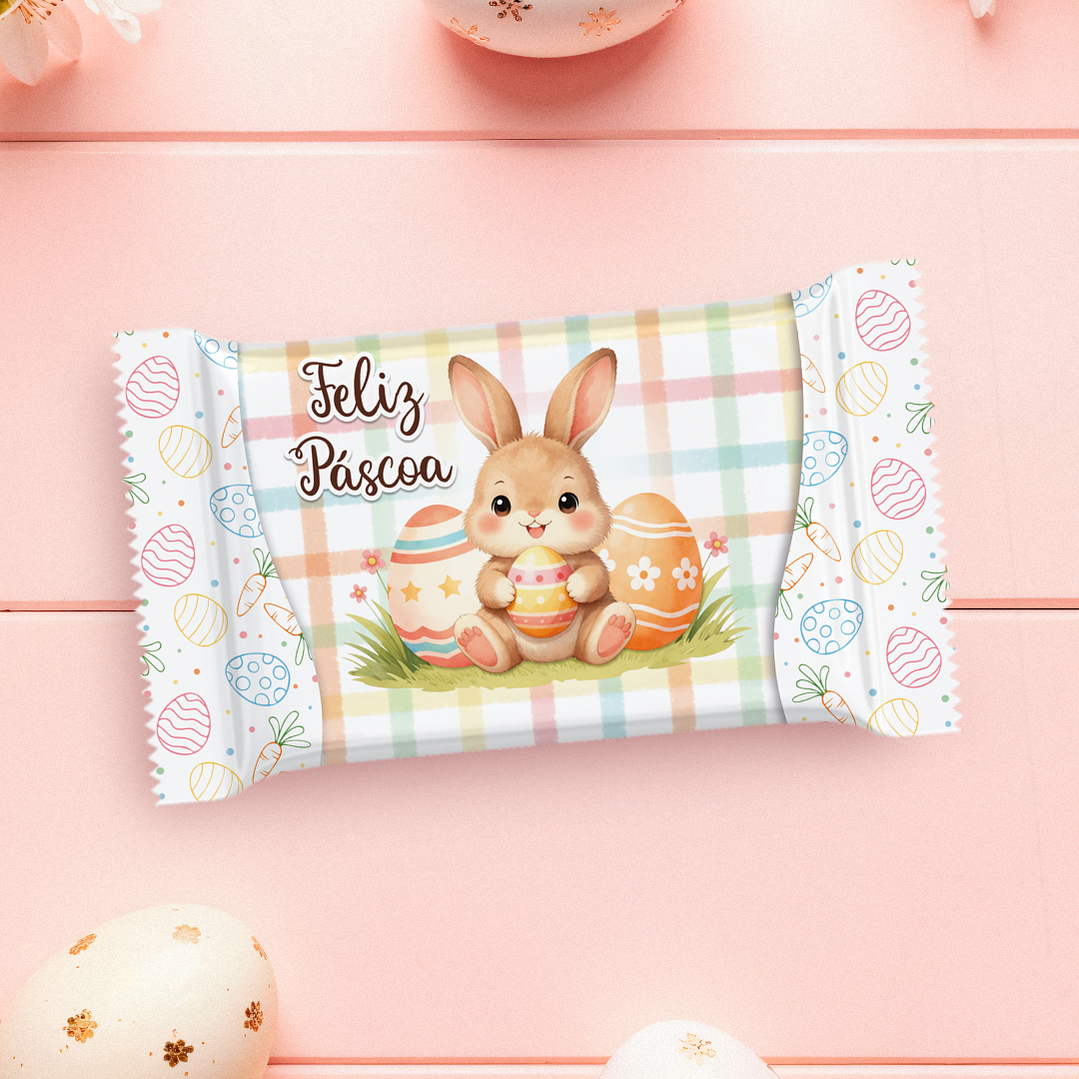 Arquivo Páscoa Combo Rótulos para Chocolate de 80g á 100g  6