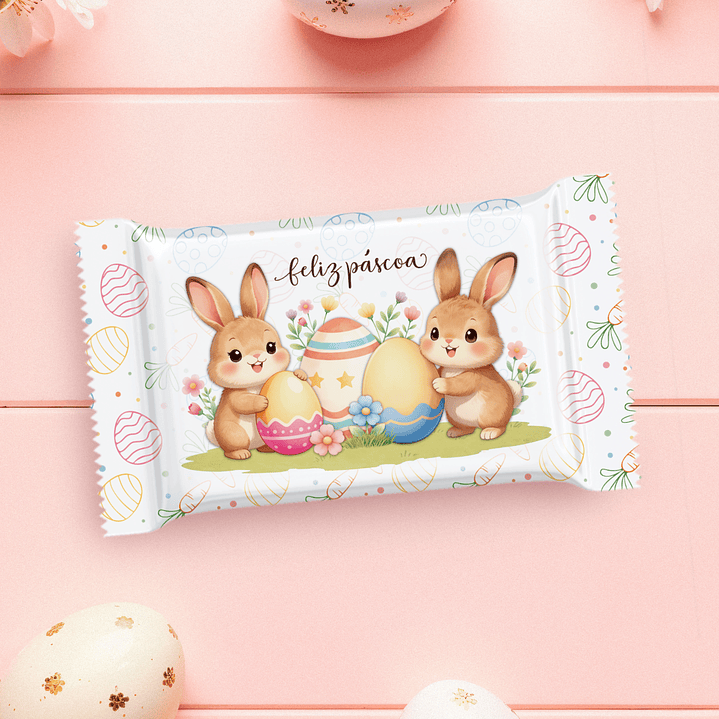 Arquivo Páscoa Combo Rótulos para Chocolate de 80g á 100g  7