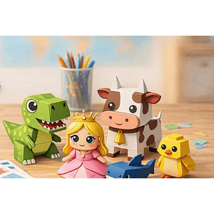 Arquivo Combo Personagens em 3D