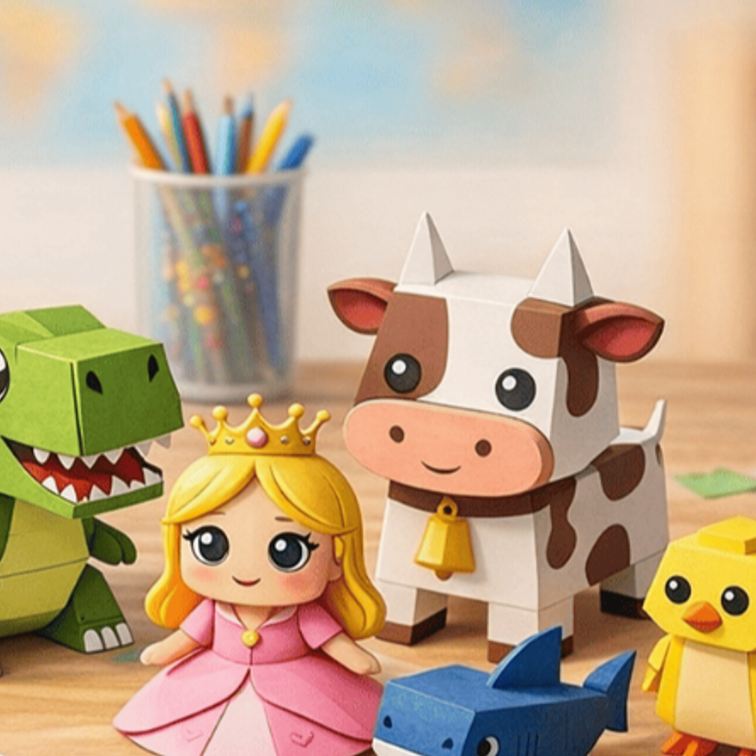 Arquivo Combo Personagens em 3D 1