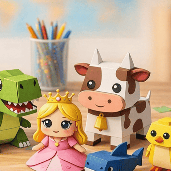 Arquivo Combo Personagens em 3D 1