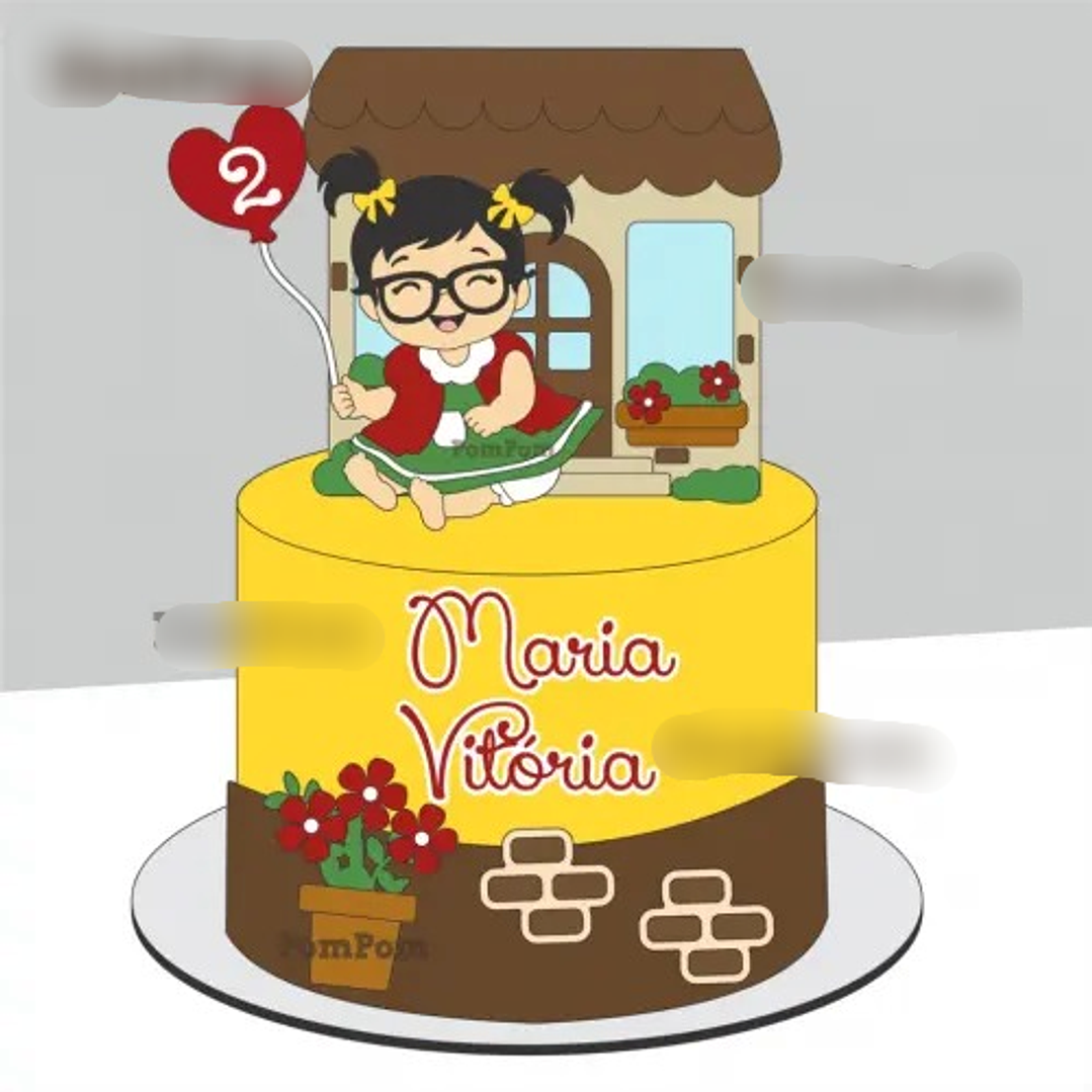 Arquivo Topo de Bolo Chiquinha  1