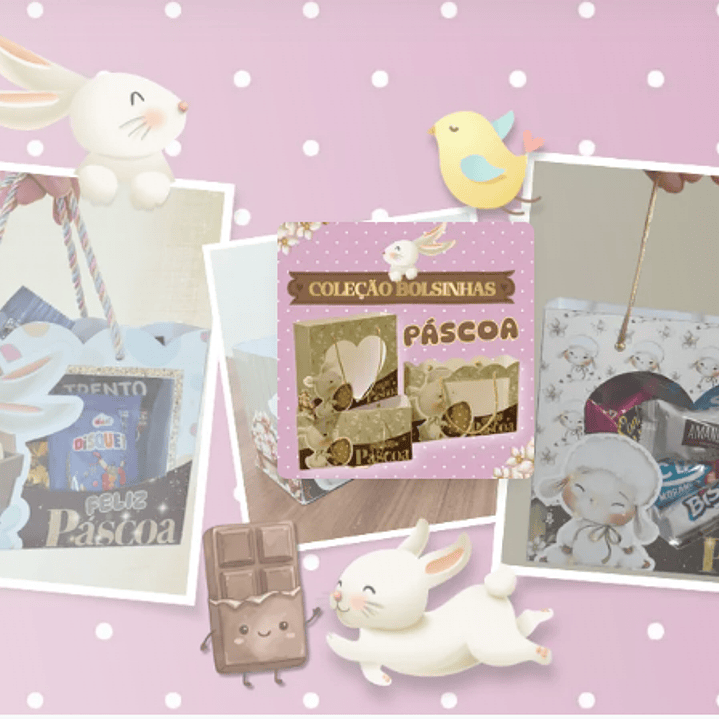 Arquivo Páscoa Coleção Bolsinhas  1