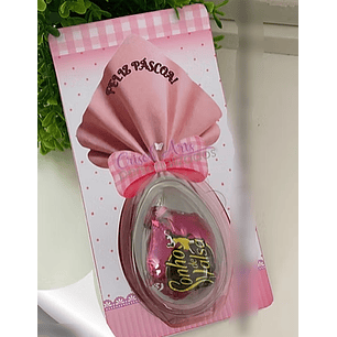 Arquivo Páscoa Rosa Card Blister Ovo de 50g 