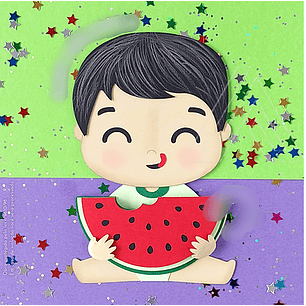 Arquivo de Corte Bebê Melancia 