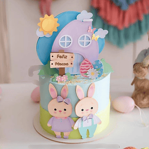 Arquivo de Corte Coelhinhos Topo