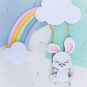 Arquivo de Corte Coelhinho no Balanço 