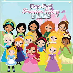 Arquivo de Corte Mega Parck Princesas 